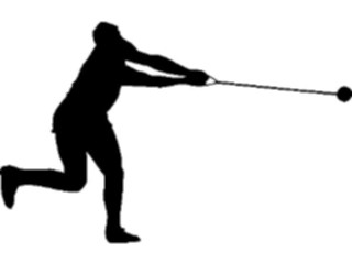 Sticker Custom Preview Image #123330 Sports Silhouettes T F Hammer Throw2