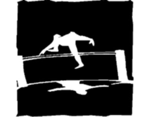 Sticker Custom Preview Image #123336 Sports Silhouettes T F High Jump6
