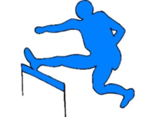 Sticker Custom Preview Image #123340 Sports Silhouettes T F Hurdles4