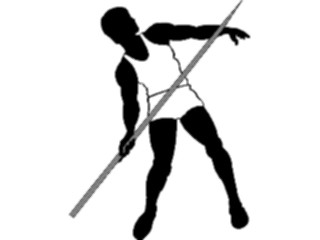 Sticker Custom Preview Image #123343 Sports Silhouettes T F Javelin3