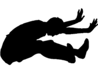 Sticker Custom Preview Image #123345 Sports Silhouettes T F Long Jump1