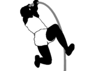 Sticker Custom Preview Image #123347 Sports Silhouettes T F Pole Vault1