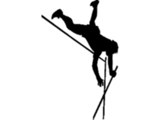 Sticker Custom Preview Image #123349 Sports Silhouettes T F Pole Vault3