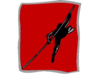 Sticker Custom Preview Image #123350 Sports Silhouettes T F Pole Vault4