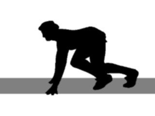 Sticker Custom Preview Image #123356 Sports Silhouettes T F Runner03