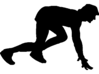 Sticker Custom Preview Image #123363 Sports Silhouettes T F Runner10