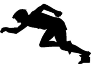 Sticker Custom Preview Image #123373 Sports Silhouettes T F Runner20