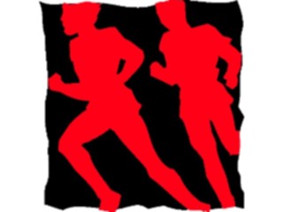 Sticker Custom Preview Image #123384 Sports Silhouettes T F Runners1