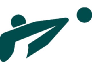 Sticker Custom Preview Image #123402 Sports Silhouettes Volleyball2