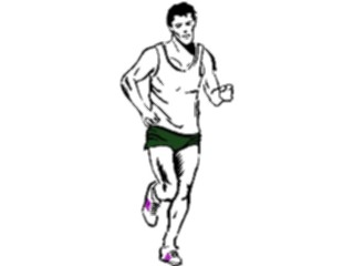 Sticker Custom Preview Image #123762 Sports Track Field Runner40
