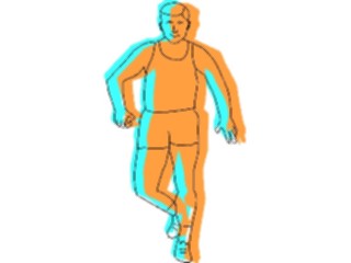 Sticker Custom Preview Image #123763 Sports Track Field Runner41