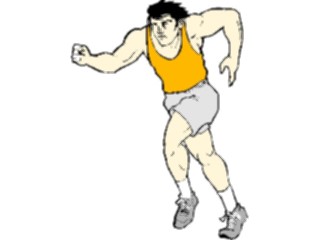 Sticker Custom Preview Image #123769 Sports Track Field Runner47