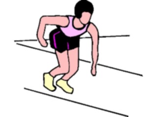 Sticker Custom Preview Image #123773 Sports Track Field Runner51