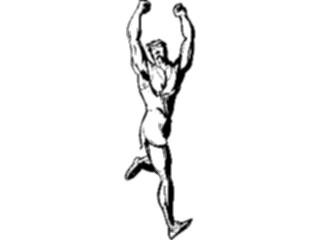 Sticker Custom Preview Image #123776 Sports Track Field Runner Happy