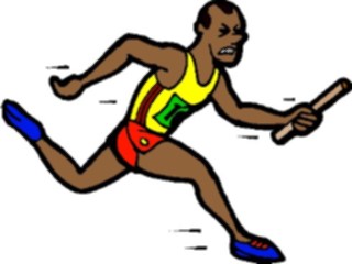 Sticker Custom Preview Image #123778 Sports Track Field Runner Relay2