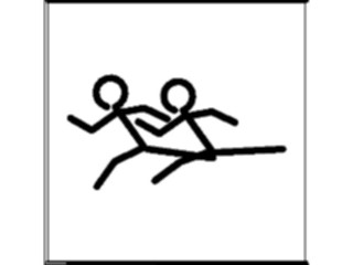 Sticker Custom Preview Image #123780 Sports Track Field Runners01