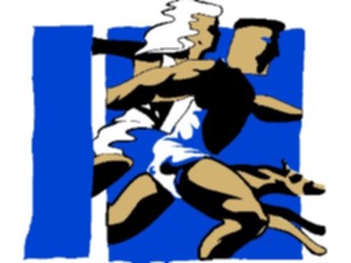 Sticker Custom Preview Image #123781 Sports Track Field Runners02