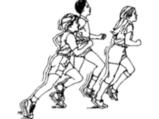 Sticker Custom Preview Image #123786 Sports Track Field Runners07