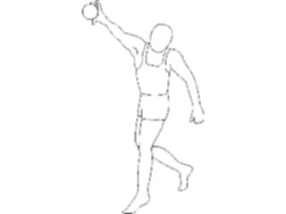 Sticker Custom Preview Image #123797 Sports Track Field Shot Put2