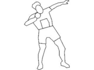 Sticker Custom Preview Image #123802 Sports Track Field Shot Put7