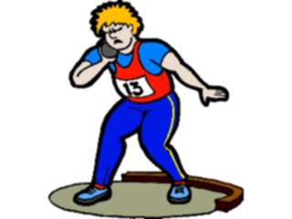 Sticker Custom Preview Image #123804 Sports Track Field Shot Put9