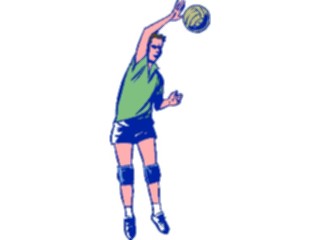 Sticker Custom Preview Image #123855 Sports Volleyball Player01