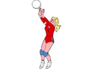 Sticker Custom Preview Image #123857 Sports Volleyball Player03