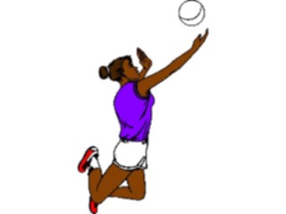 Sticker Custom Preview Image #123876 Sports Volleyball Serve2