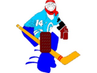 Sticker Custom Preview Image #124019 Sports Winter Sports Ice Hockey Goalie2