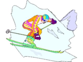Sticker Custom Preview Image #124190 Sports Winter Sports Skier62