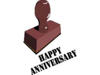 Sticker Custom Preview Image #124405 Stamps Rubber Stamps Happy Anniversary