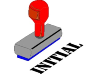 Sticker Custom Preview Image #124421 Stamps Rubber Stamps Initial