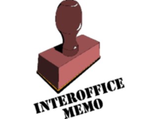 Sticker Custom Preview Image #124424 Stamps Rubber Stamps Interoffice Memo