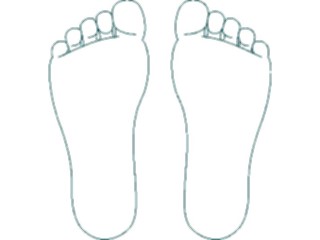 Sticker Custom Preview Image #125307 Symbols People Feet