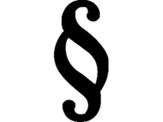 Sticker Custom Preview Image #125661 Symbols Symbols Law Section Sign1