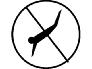 Sticker Custom Preview Image #125707 Symbols Symbols No Diving