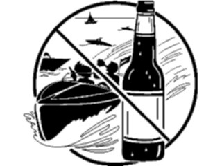Sticker Custom Preview Image #125708 Symbols Symbols No Drinking Boating