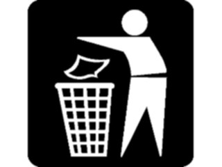 Sticker Custom Preview Image #125737 Symbols Symbols Pitch In Garbage2