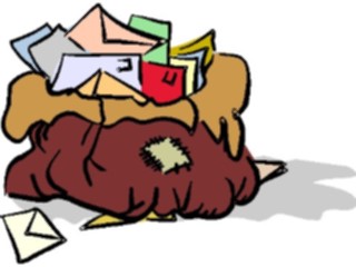 Sticker Custom Preview Image #126187 Technology Communication Postal Mail Bag1