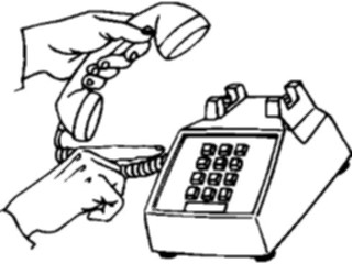 Sticker Custom Preview Image #126542 Technology Communication Telephone F A X Dialing Telephone