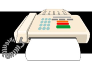 Sticker Custom Preview Image #126551 Technology Communication Telephone F A X F A X Machine03