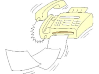 Sticker Custom Preview Image #126556 Technology Communication Telephone F A X F A X Machine08