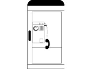 Sticker Custom Preview Image #126739 Technology Communication Telephone F A X Telephone Booth1