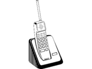 Sticker Custom Preview Image #126754 Technology Communication Telephone F A X Telephone Cordless2