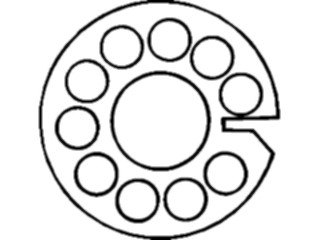 Sticker Custom Preview Image #126762 Technology Communication Telephone F A X Telephone Dial