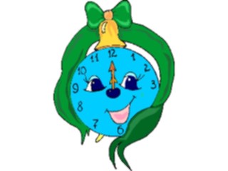 Sticker Custom Preview Image #126962 Time Clock Smiling