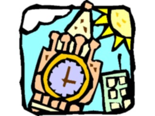 Sticker Custom Preview Image #126964 Time Clock Tower