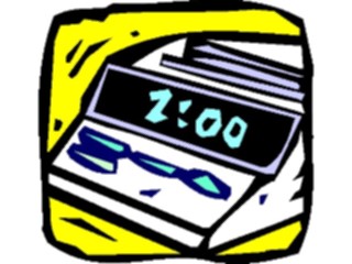 Sticker Custom Preview Image #126974 Time Digital Alarm02o Clock