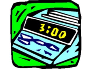 Sticker Custom Preview Image #126975 Time Digital Alarm03o Clock