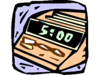Sticker Custom Preview Image #126977 Time Digital Alarm05o Clock
